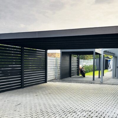 Flachdachcarports